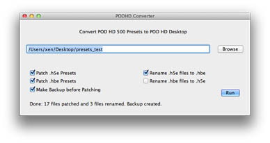 POD HD Convert Cocoa